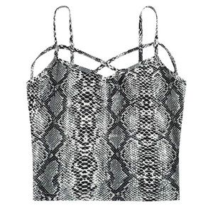 Snake Skin Crop Top
